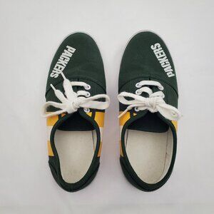 Green Bay Packers Canvas Lace-Up Shoes Women's 6.5 I ❤️ THE PACKERS